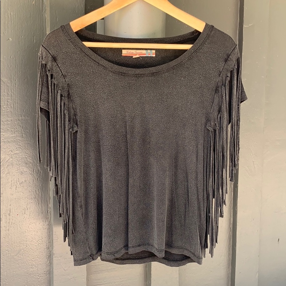 Vintage Havana Girls Fringe Top Size L